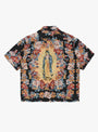 Silk Rayon Champetre Maria Wrangle Aloha Collar Black by Kapital at Couverture & The Garbstore Back