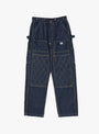 11.5oz Denim Lumber Pants Indigo by Kapital at Couverture & The Garbstore Main