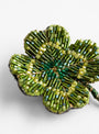 Vintage Clover Brooch by Trovelore at Couverture & The Garbstore 
Detail