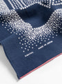 Fastcolour Selvedge Bandana Navy Magpie Embroidery by Kapital at Couverture & The Garbstore Corner