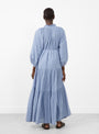  Noto Maxi Dress English Manor from Apiece Apart at Couverture & The Garbstore model back