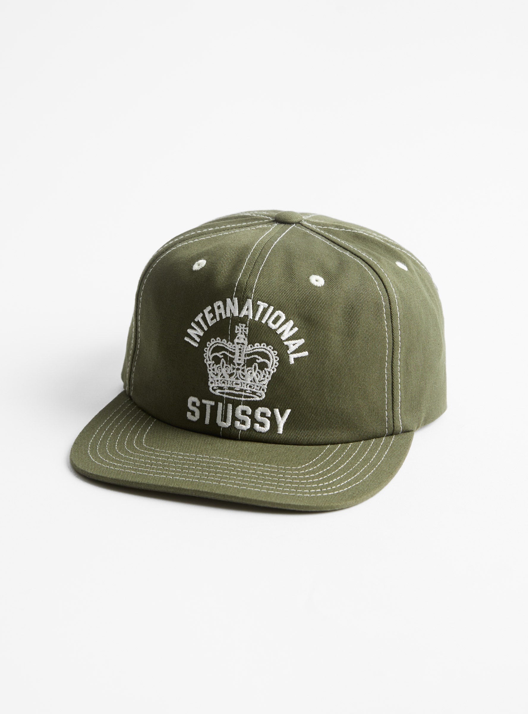 MD International Crown Cap Dark Olive by Stüssy | Couverture & The