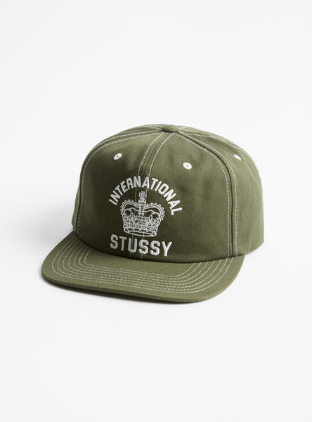 MD International Crown Cap Dark Olive by Stüssy | Couverture & The