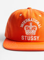 Int. Crown Cap in Coral from Stüssy at Couverture & The Garbstore 
Detail