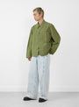 Construction Jacket Green by YMC at Couverture & The Garbstore Model side 