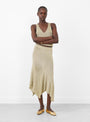 Elloree Skirt Champagne from Rachel Comey at Couverture & The Garbstore 
Model front 