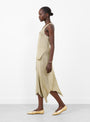 Elloree Skirt Champagne from Rachel Comey at Couverture & The Garbstore 
Model side 