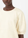 Football Sweatshirt Meringue from Rachel Comey at Couverture & The Garbstore 
Model detail 