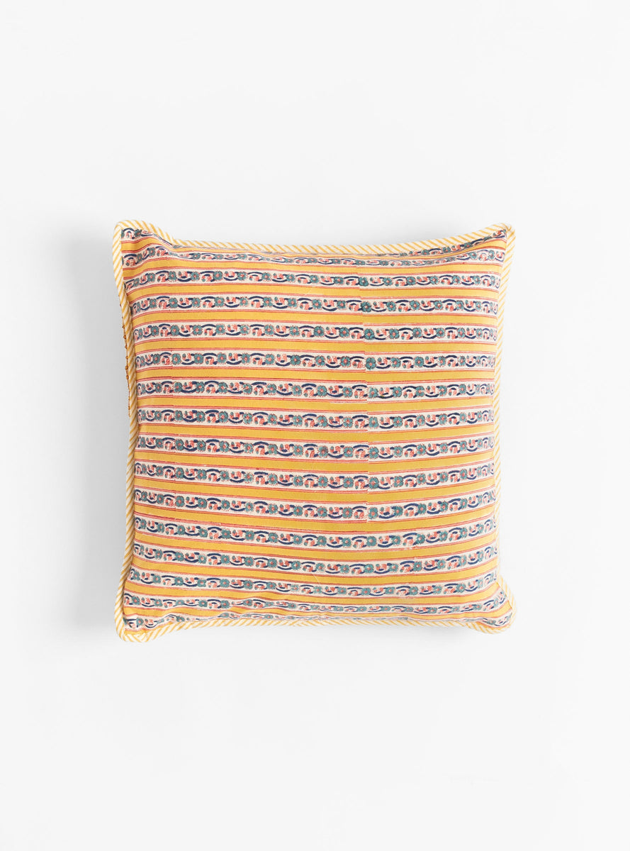 Lizzie Mustard Pillow by Jamini Design Paris | Couverture & The Garbstore