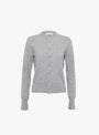 No. 300 Little 2 Cardigan from Extreme Cashmere in Grey at Couverture & The Garbstore 
ghost 
