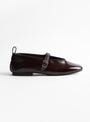 Madeline Flats Burgundy from Soeur at Couverture & The Garbstore, Side 