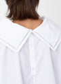 Guillemette Top White from Soeur at Couverture & The Garbstore Model close up