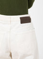 Gaspard Jeans Ecru from Soeur at Couverture & The Garbstore Model detail 