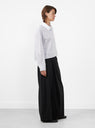 Tailoring Crossover Trousers Black from Cordera at Couverture & The Garbstore 
Model side 