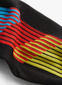 Pulse Race Flag Crew Socks Black from Salomon at Couverture & The Garbstore close up