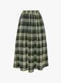 Woogie Skirt in Green Check from Bellerose at Couverture & The Garbstore 
Front 