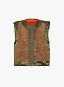 Jensa Gilet Khaki Orange from Bellerose at Couverture & The Garbstore
Front 