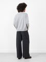 Gakkin Cardigan Light Grey from Bellerose at Couverture & The Garbstore
Model back