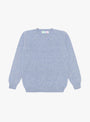 Seamless Lambswool Crew Sky from TDR at Couverture & The Garbstore, Front 