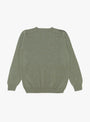 Seamless Lambswool Crew Moss from TDR at Couverture & The Garbstore back