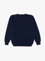 Seamless Lambswool Crew Navy from TDR at Couverture & The Garbstore back