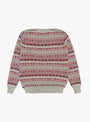 Fairisle Crew Grey from TDR at Couverture & The Garbstore 
back