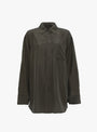 Francesca Shirt Dark Khaki from Soeur at Couverture & The Garbstore 
front