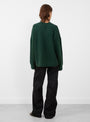 Kianez Knit Jumper from Christian Wijnants in Pine Green at Couverture & The Garbstore
Model back