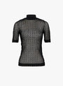 Stretch Lace Short Sleeve Top Black from TOGA PULLA from Couverture & The Garbstore
Front 
