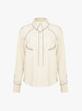 Viscose Twill Shirt Off White from TOGA PULLA at Couverture & The Garbstore
Front