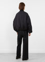 Jenai Bomber Jacket from Christian Wijnants in Black from Couverture & The Garbstore, model back 