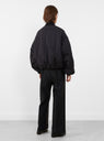 Jenai Bomber Jacket from Christian Wijnants in Black from Couverture & The Garbstore, model back 