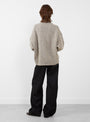 Kemijo Knit Jumper from Christian Wijnants arrives in Clay Toffee from Couverture & The Garbstore 
Model back