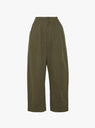 Signature Curve Legged Trouser Taupe Brown from 7115 Szeki at Couverture & The Garbstore Ghost
