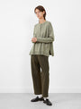 Relaxed Pocket Sweater Sage Grey