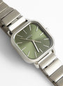 Esther Watch in Silver and Moss from BREDA at Couverture & The Garbstore detail 