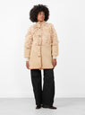 Allie Coat from Milena Silvano in Oat at Couverture & The Garbstore
Front model