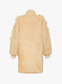 Allie Coat from Milena Silvano in Oat at Couverture & The Garbstore back 