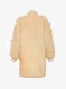 Allie Coat from Milena Silvano in Oat at Couverture & The Garbstore back 