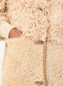Allie Coat from Milena Silvano in Oat at Couverture & The Garbstore
Front detail