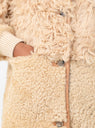 Allie Coat from Milena Silvano in Oat at Couverture & The Garbstore
Front detail