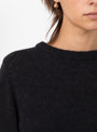 Kind Cashmere Round Neck Jumper Black from Gudrun & Gudrun at Couverture & The Garbstore
Model detail 