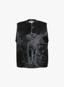 Hair On Leather Hide Vest Black from Couverture and the Garbstore
Front 