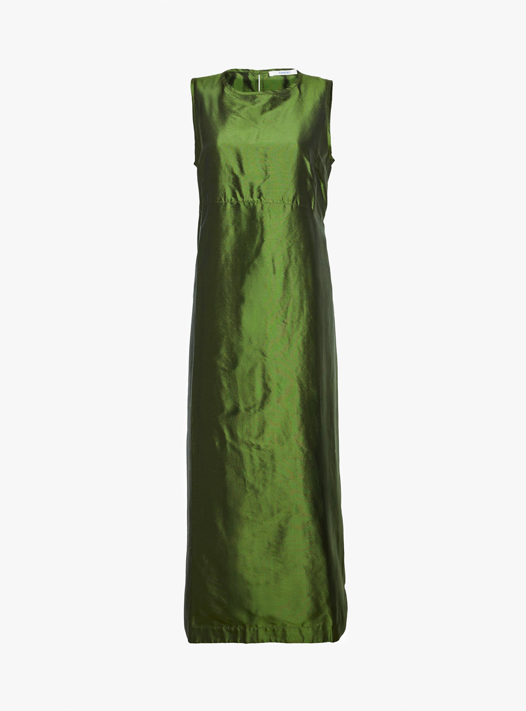 Silk Dupion Long Erika Dress Bottle by Cawley | Couverture & The Garbstore Silk Dupion Long Erika Dress Bottle by Cawley | Couverture & The Garbstore