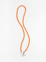 Phone Necklace Neon Orange by Ina Seifart at Couverture & The Garbstore Main