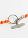 Phone Necklace Neon Orange by Ina Seifart at Couverture & The Garbstore Fastener