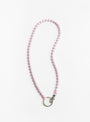 Key Chain Long Pastel Pink by Ina Seifart at Couverture & The Garbstore Main