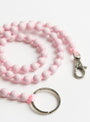 Key Chain Long Pastel Pink by Ina Seifart at Couverture & The Garbstore Fastener