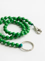 Key Chain Long Green by Ina Seifart at Couverture & The Garbstore Fastener