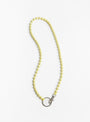 Key Chain Long Pastel Yellow by Ina Seifart at Couverture & The Garbstore Main